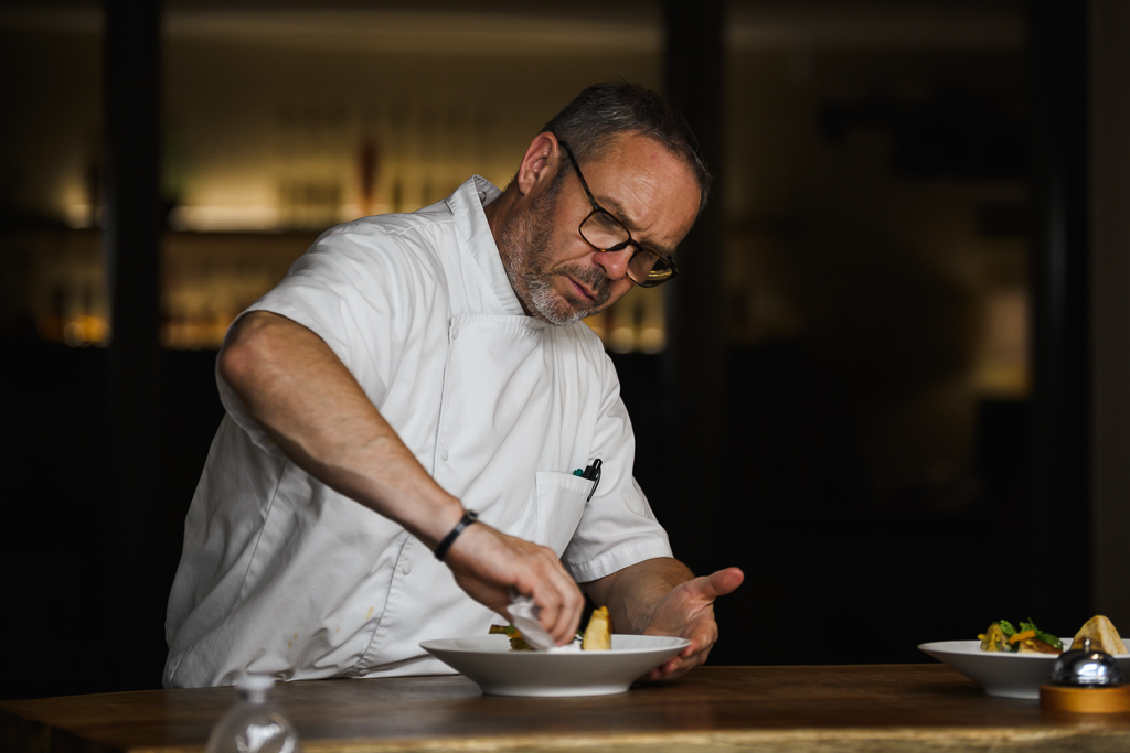 Krishna Leger, chef du restaurant Volver à Uzès